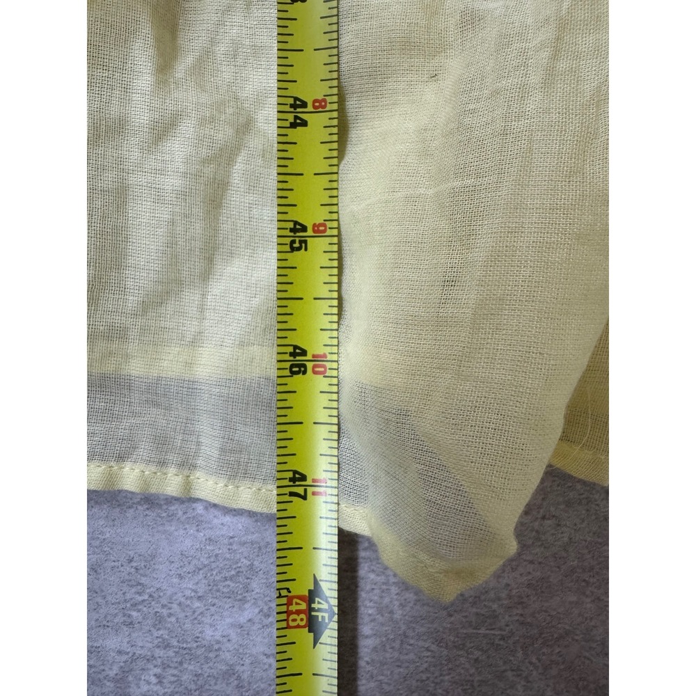 Millie Mackintosh x Pitusa Yellow Embroidered Cotton Gauze Maxi Dress II - Picture 6 of 7